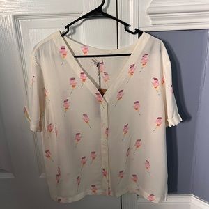 Sugar Hill Hatty Shirt - rainbow lightning bolt design